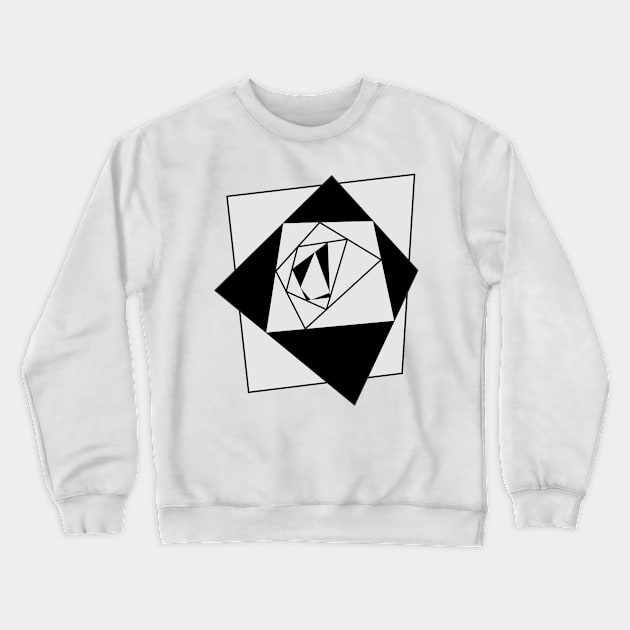 Abstract geometrical tunnel. Crewneck Sweatshirt by BumbleBambooPrints